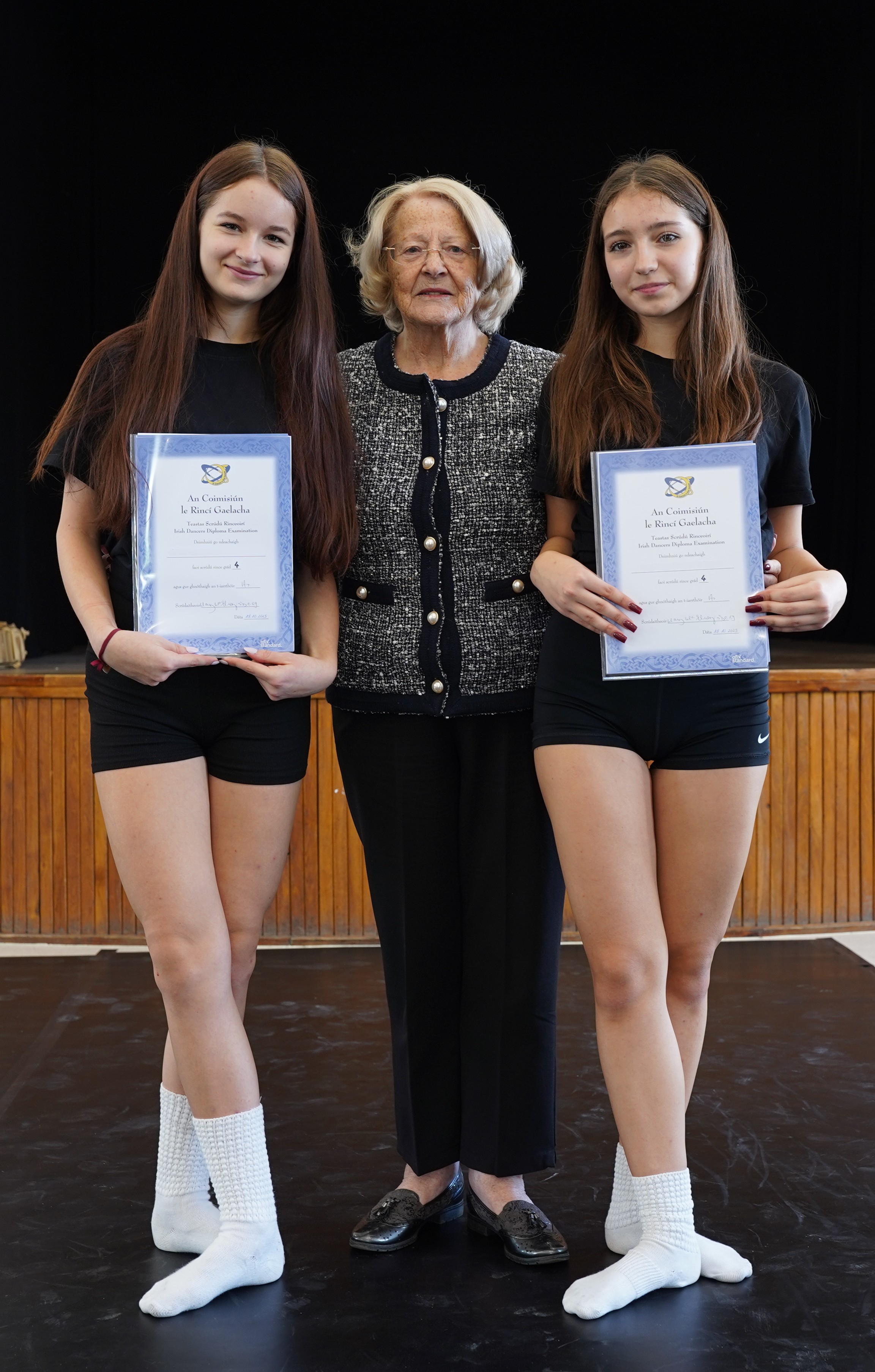 Tancerki Salake po egzaminach