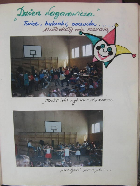Zdjęcie kroniki szkolnej