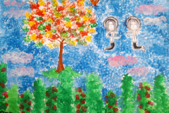 Pierwszy Szkolny Konkurs Literacko - Plastyczny Interpretacja plastyczna twórczości Tadeusza Różewicza - OCZAMI DZIECIĘCEJ WYOBRAŹNI